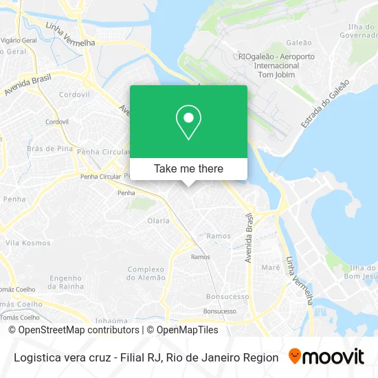 Logistica vera cruz - Filial RJ map