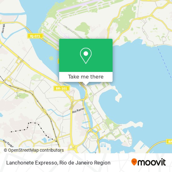 Lanchonete Expresso map