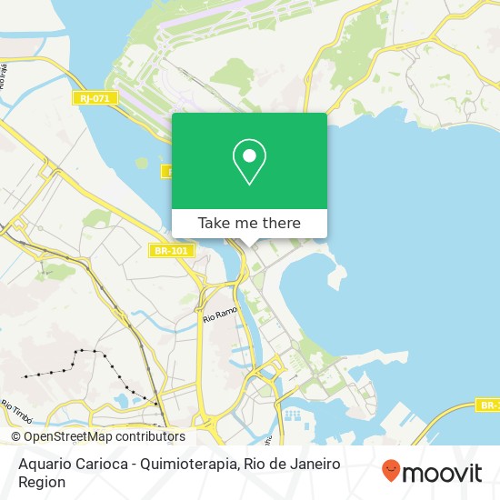 Aquario Carioca - Quimioterapia map