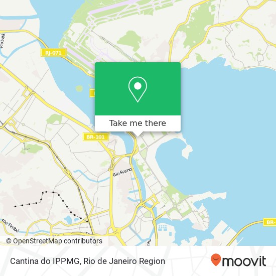 Mapa Cantina do IPPMG