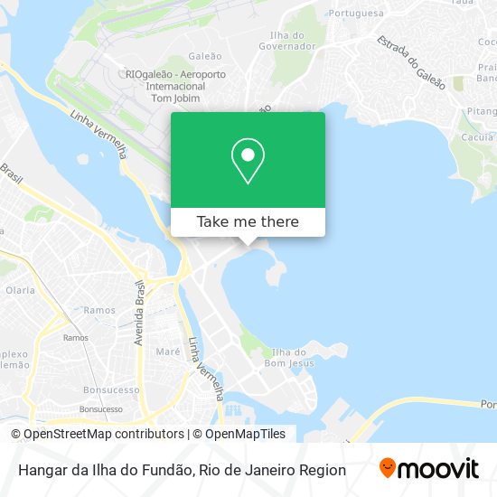 Hangar da Ilha do Fundão map