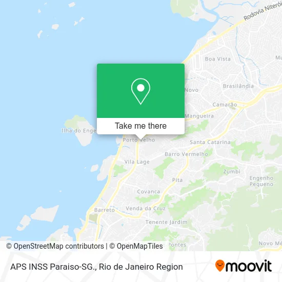 APS INSS Paraiso-SG. map