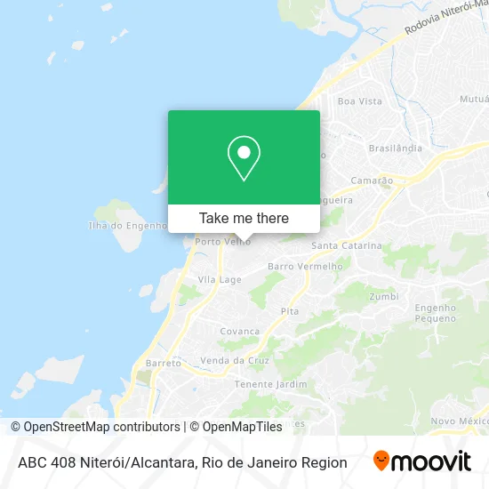 ABC 408 Niterói/Alcantara map