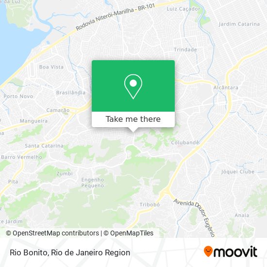 Rio Bonito map