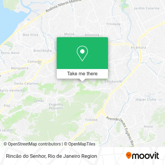 Rincão do Senhor map