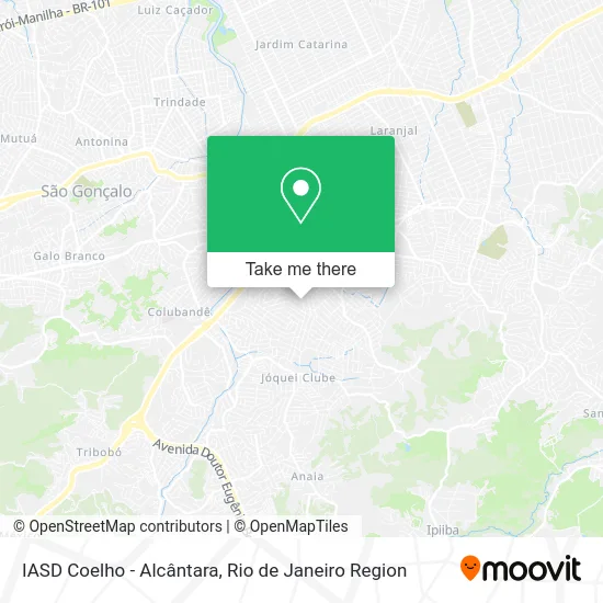 IASD Coelho - Alcântara map