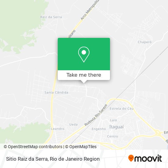 Mapa Sitio Raiz da Serra