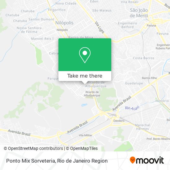 Ponto Mix Sorveteria map