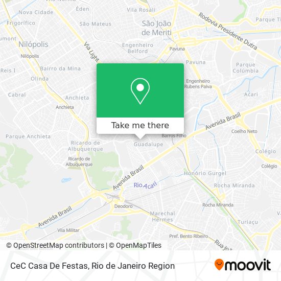 CeC Casa De Festas map