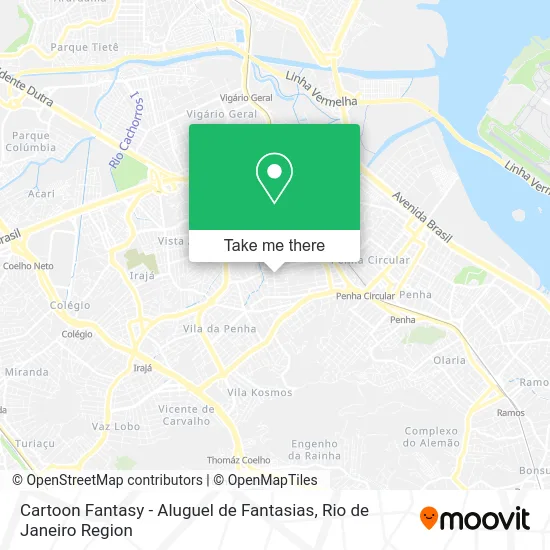 Cartoon Fantasy - Aluguel de Fantasias map