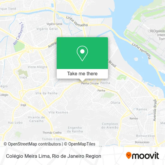 Colégio Meira Lima map