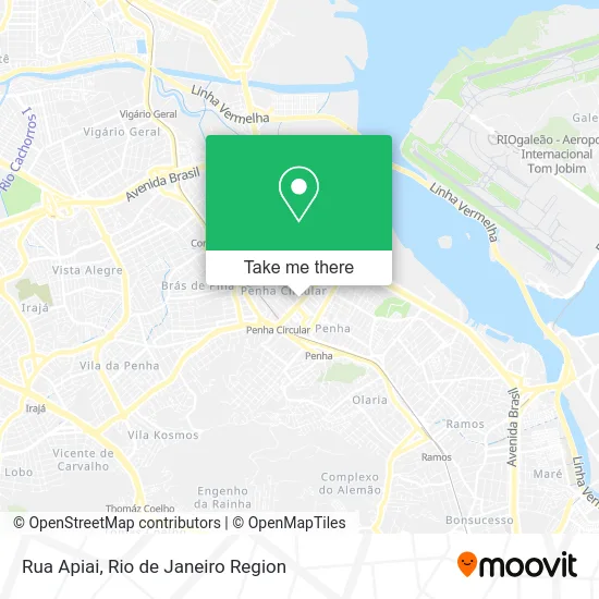 Rua Apiai map