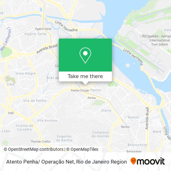 Atento Penha/ Operação Net map