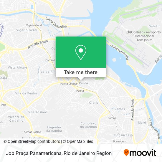 Mapa Job Praça Panamericana