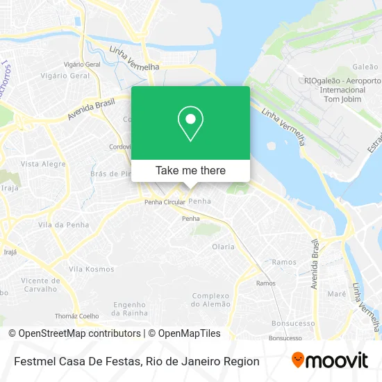 Festmel Casa De Festas map