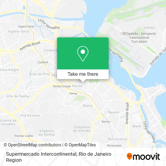 Supermercado Intercontinental map