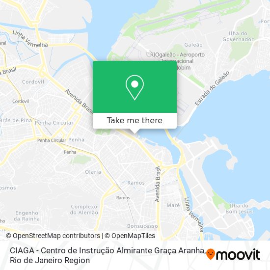 Mapa CIAGA - Centro de Instrução Almirante Graça Aranha