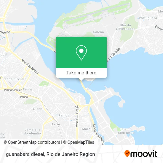 guanabara diesel map