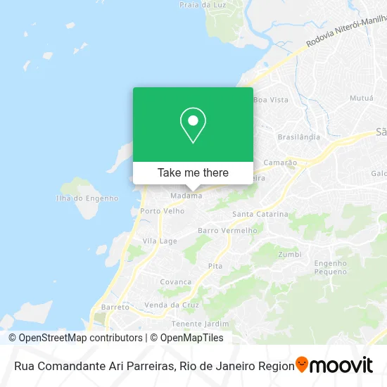 Rua Comandante Ari Parreiras map