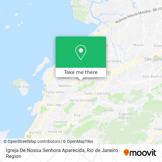 Mapa Igreja De Nossa Senhora Aparecida