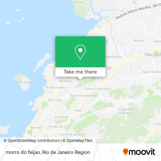 Mapa morro do feijao