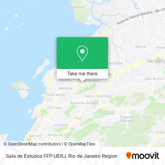 Sala de Estudos FFP-UERJ map