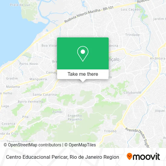 Centro Educacional Pericar map