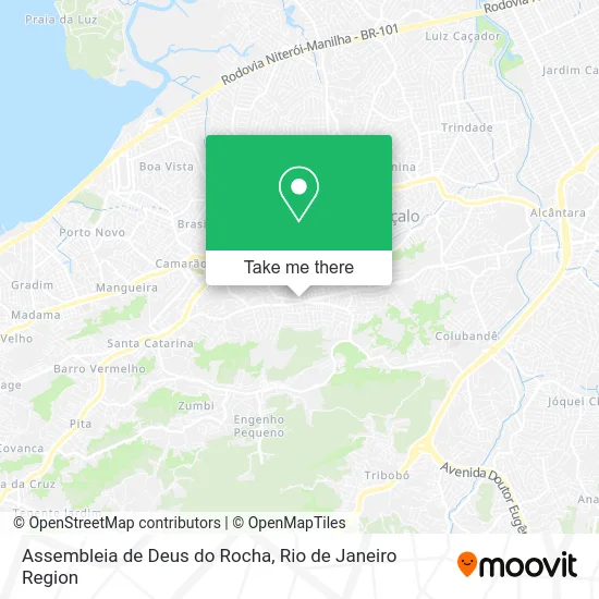 Assembleia de Deus do Rocha map