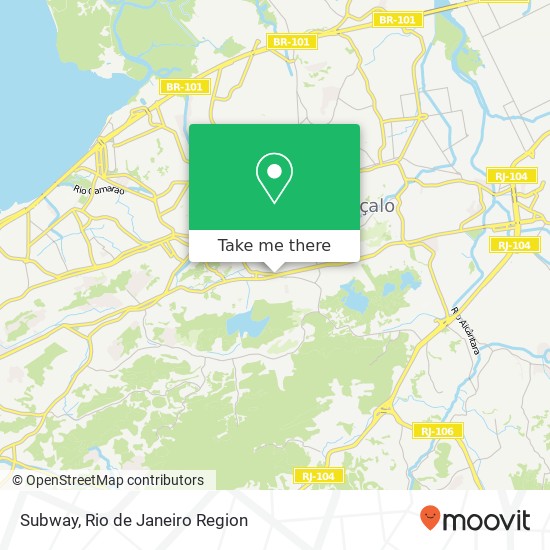 Mapa Subway