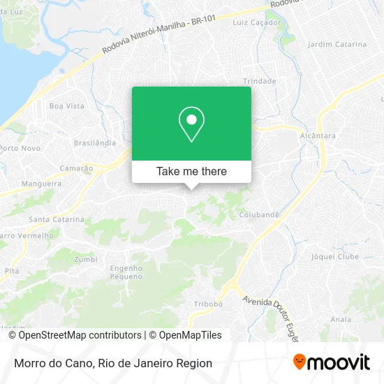 Morro do Cano map