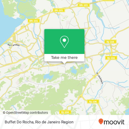 Buffet Do Rocha map