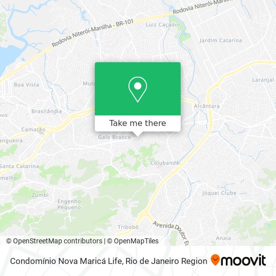 Condomínio Nova Maricá Life map
