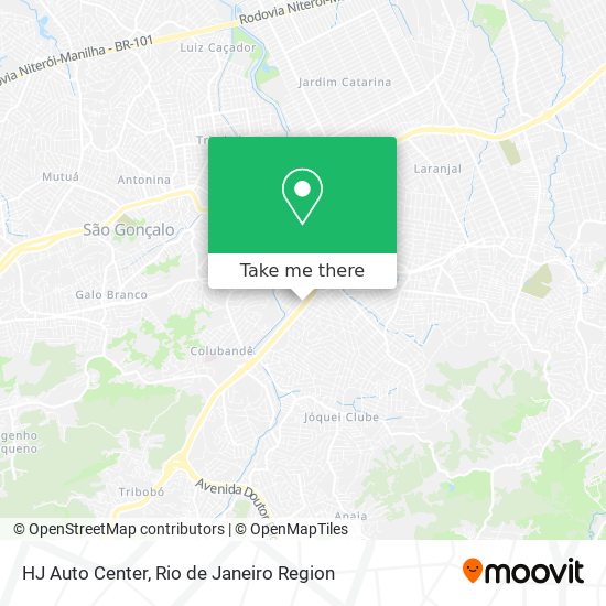 HJ Auto Center map
