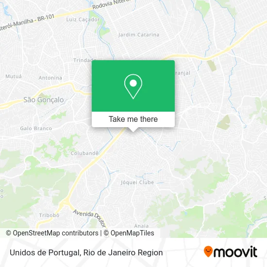 Unidos de Portugal map