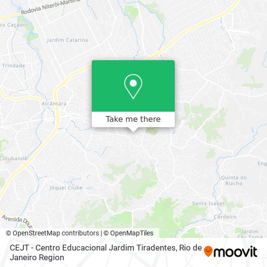 Mapa CEJT - Centro Educacional Jardim Tiradentes