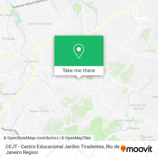 CEJT - Centro Educacional Jardim Tiradentes map