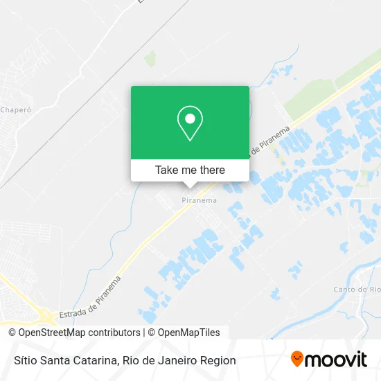 Sítio Santa Catarina map