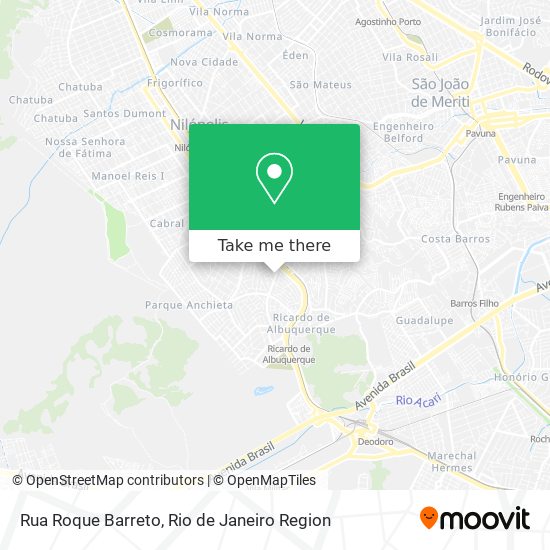 Rua Roque Barreto map