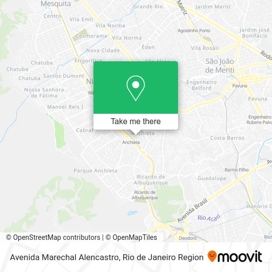 Avenida Marechal Alencastro map