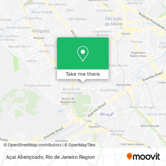 Açai Abençoado map