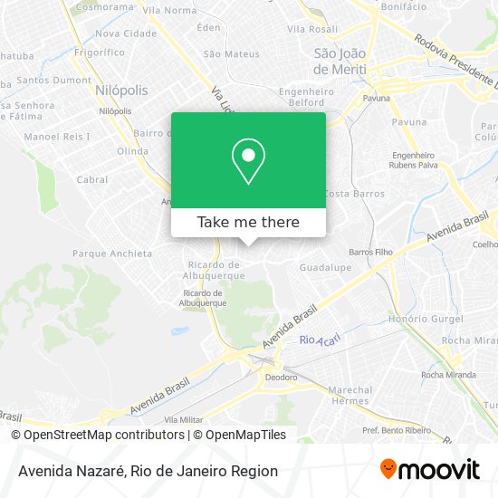 Avenida Nazaré map