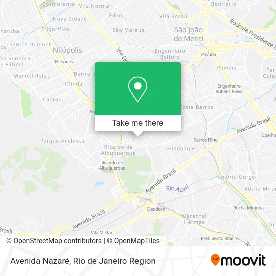 Avenida Nazaré map