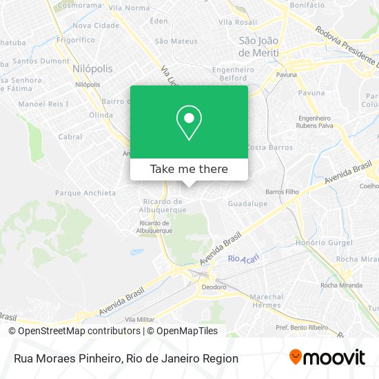 Rua Moraes Pinheiro map