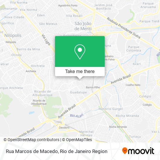 Rua Marcos de Macedo map