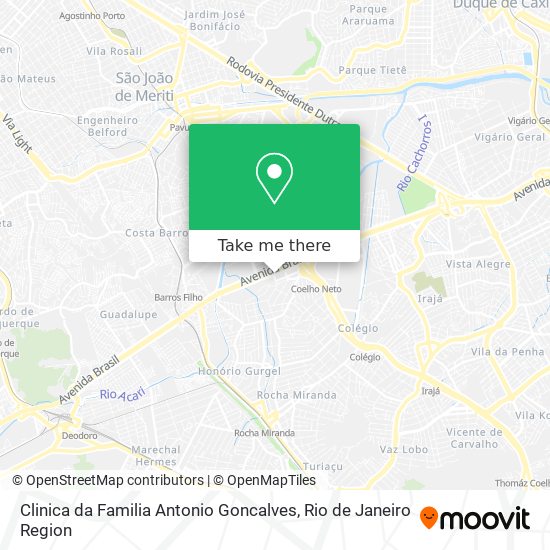 Clinica da Familia Antonio Goncalves map