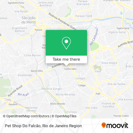 Pet Shop Do Falcão map