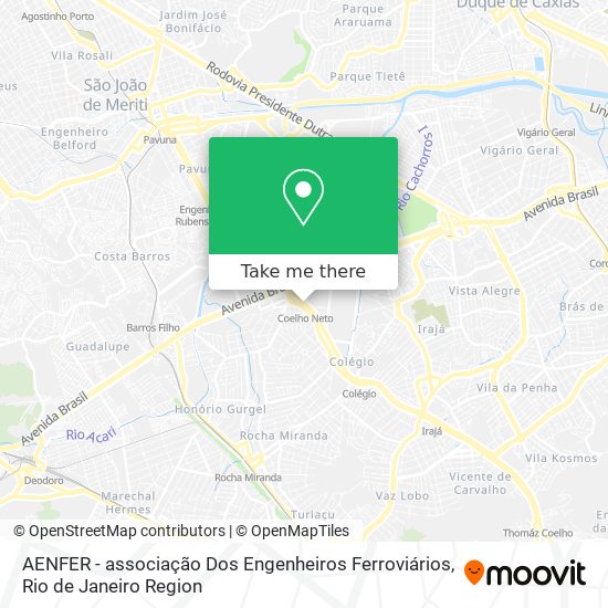 Mapa AENFER - associação Dos Engenheiros Ferroviários