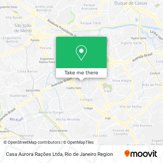 Casa Aurora Rações Ltda map