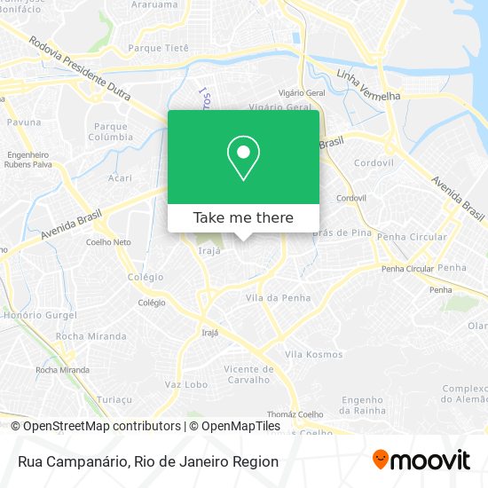 Rua Campanário map