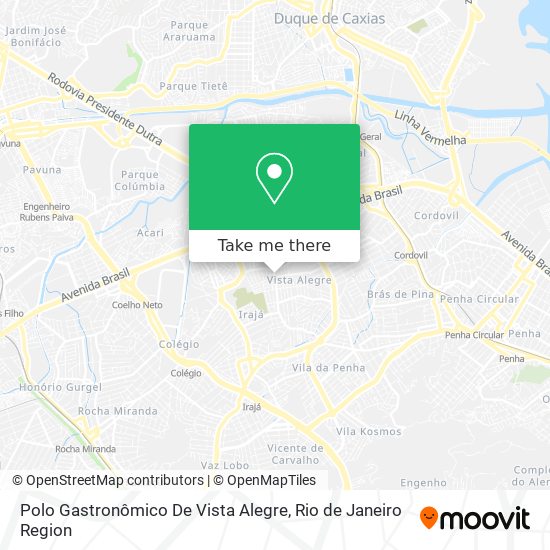 Polo Gastronômico De Vista Alegre map